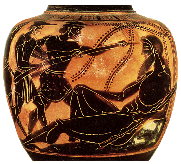 odysseus-blinding-sleeping-polyphemus