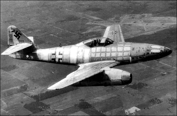 Messerschmitt Me 262 Schwable, the world's first jet fighter. (U.S. Air Force photo)